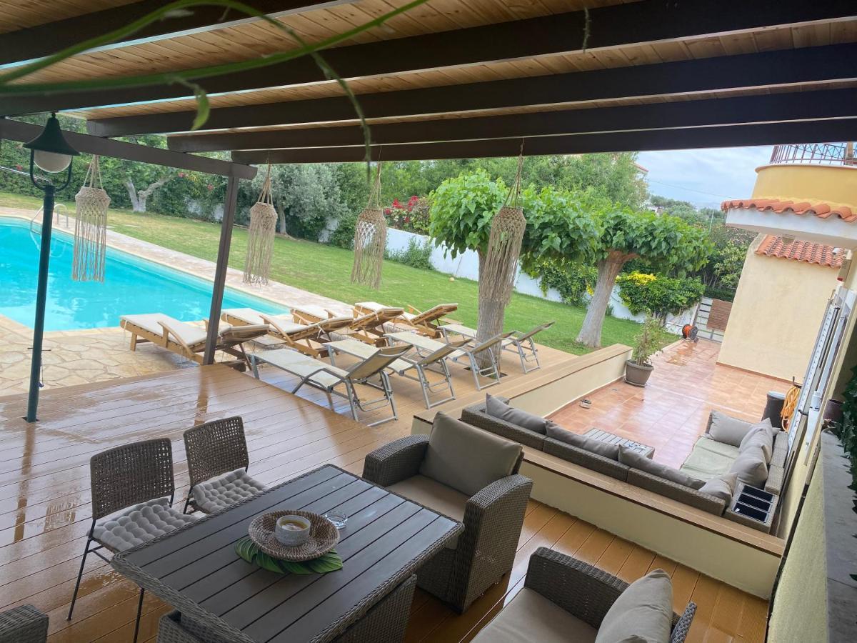 Relaxing Villa With Swimming Pool And Garden Agios Georgios  Экстерьер фото