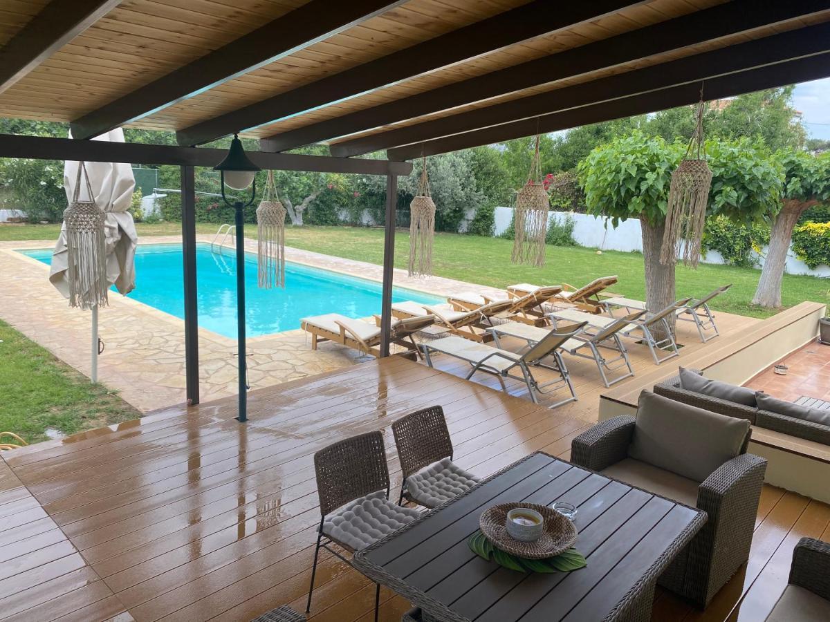 Relaxing Villa With Swimming Pool And Garden Agios Georgios  Экстерьер фото